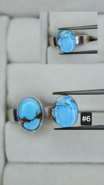 Golden Hills Turquoise Ring (Made to Order)