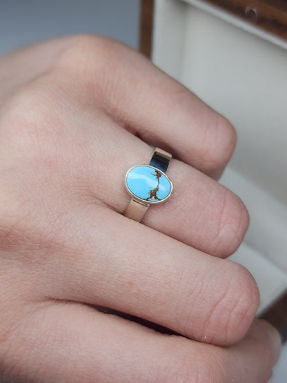 Golden Hills Turquoise Ring (Made to Order)