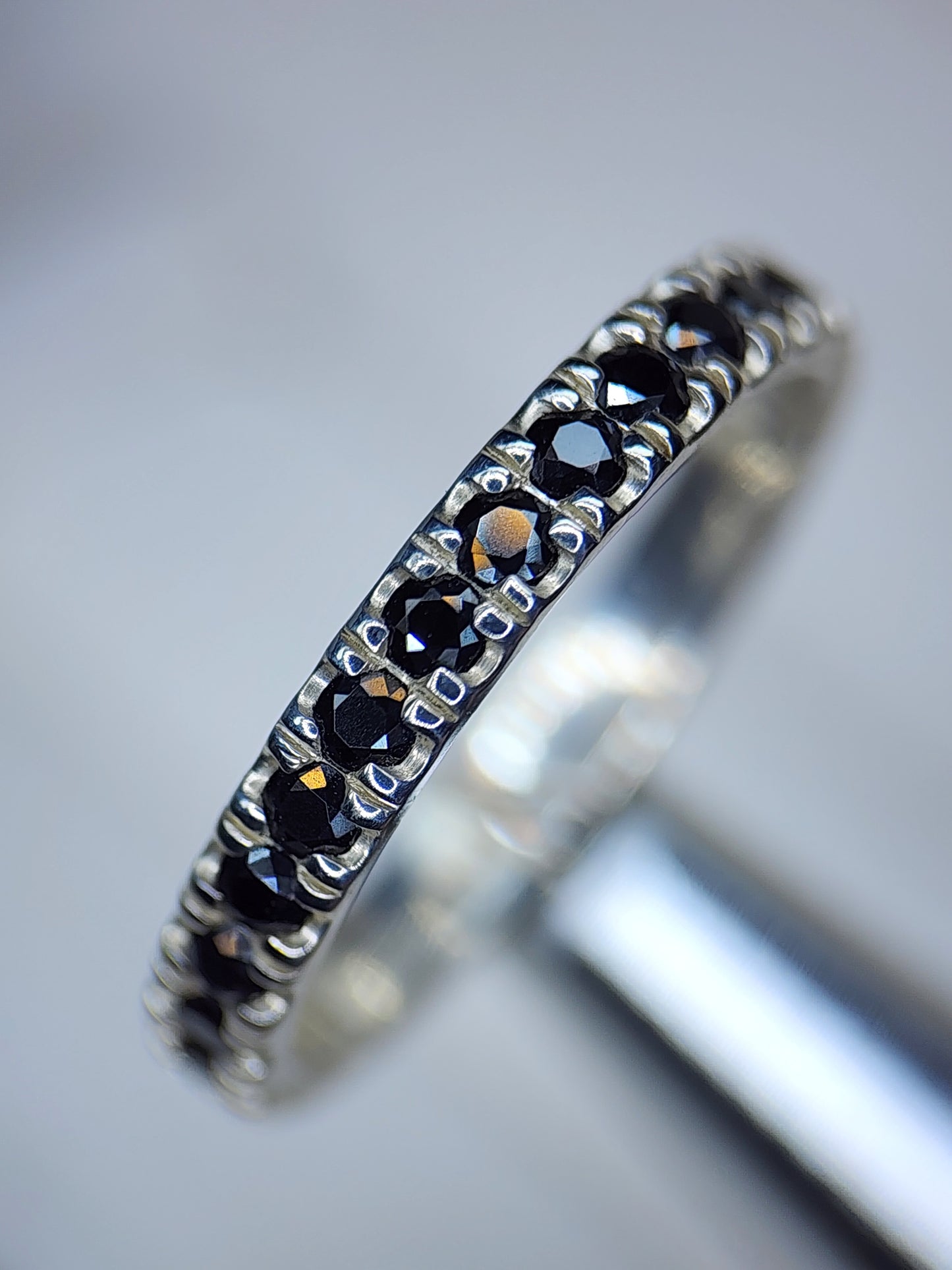 Signature Pave: Black Moissanite MTO