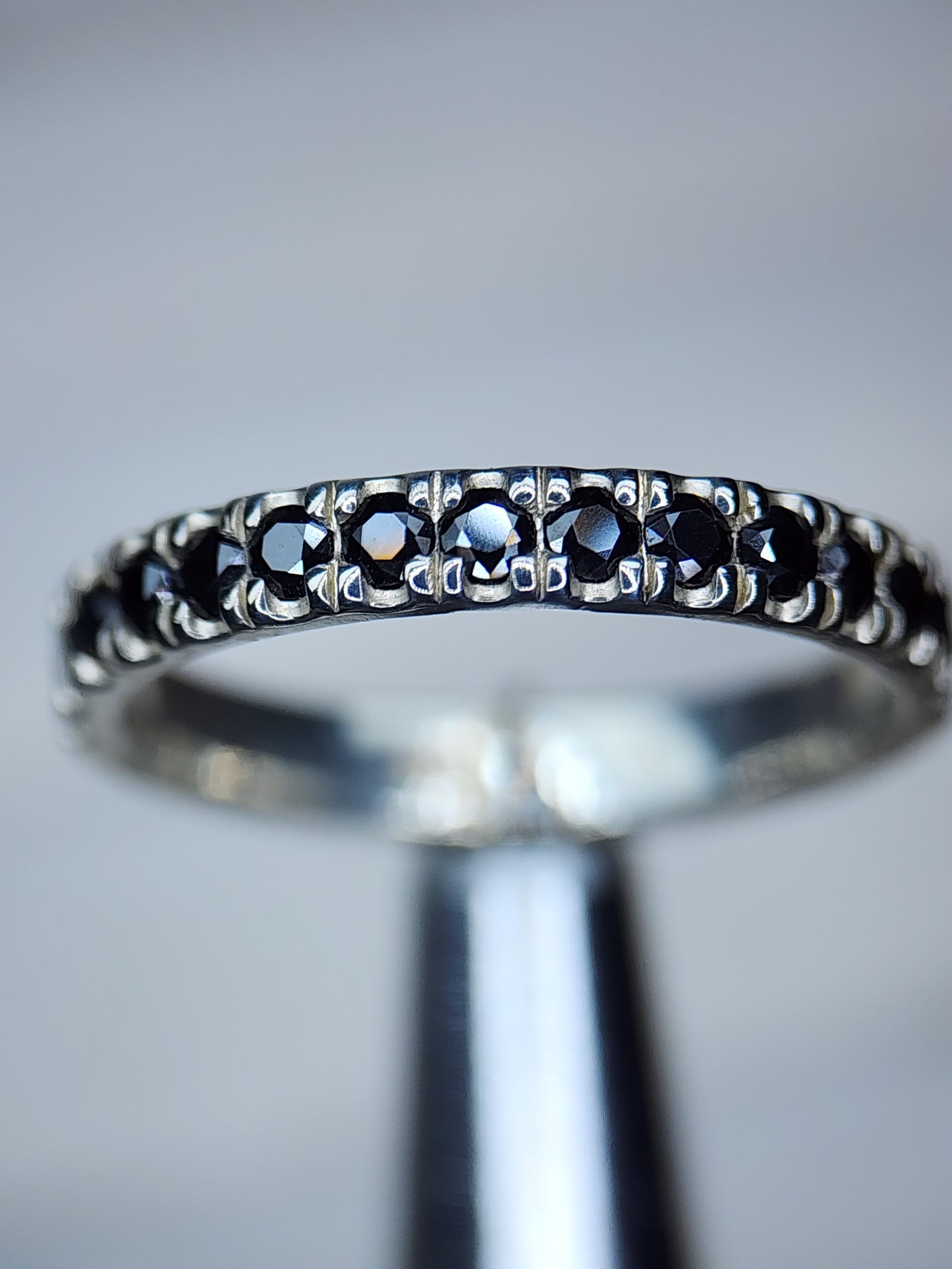 Signature Pave: Black Moissanite MTO