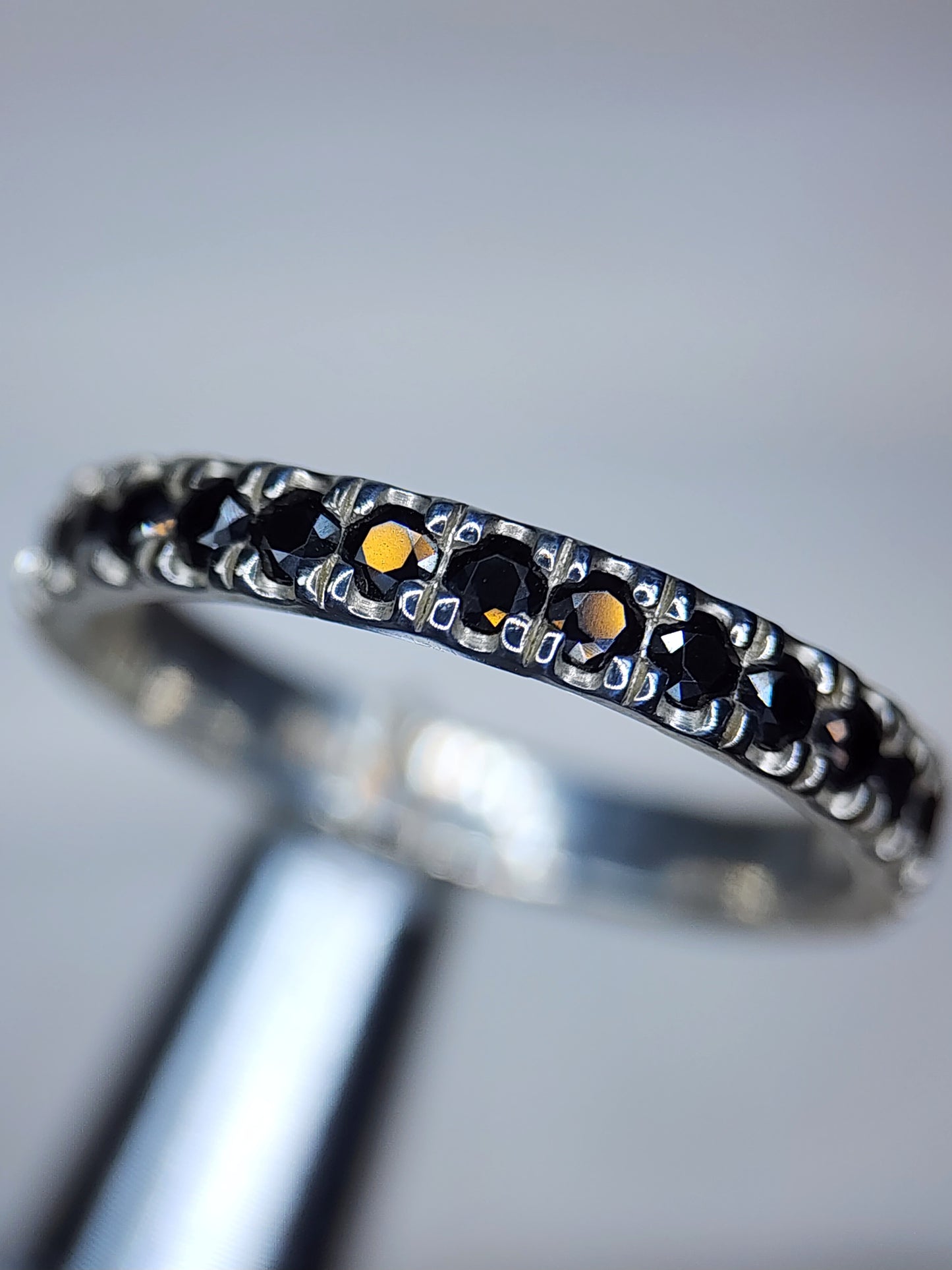 Signature Pave: Black Moissanite MTO