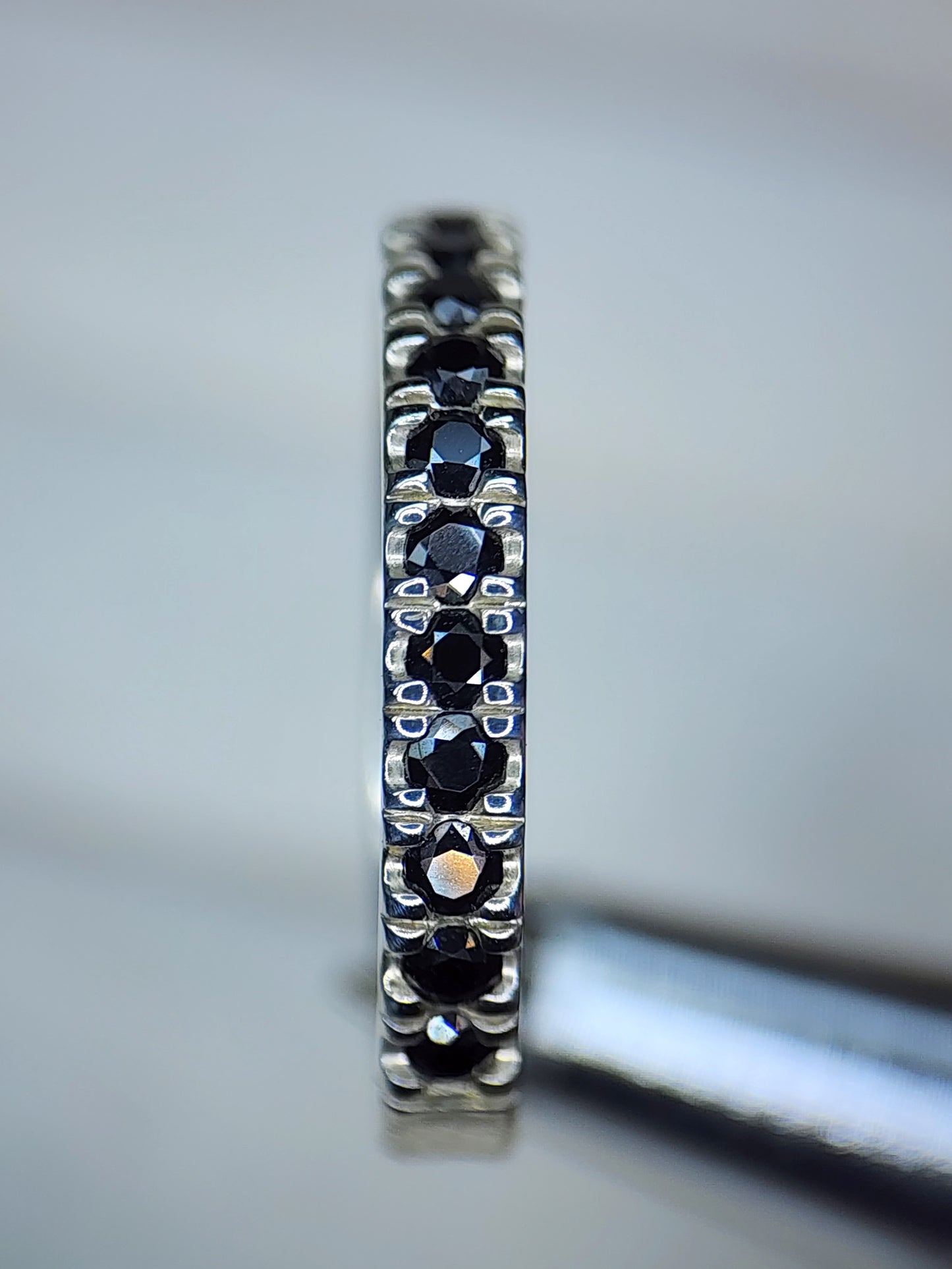 Signature Pave: Black Moissanite MTO