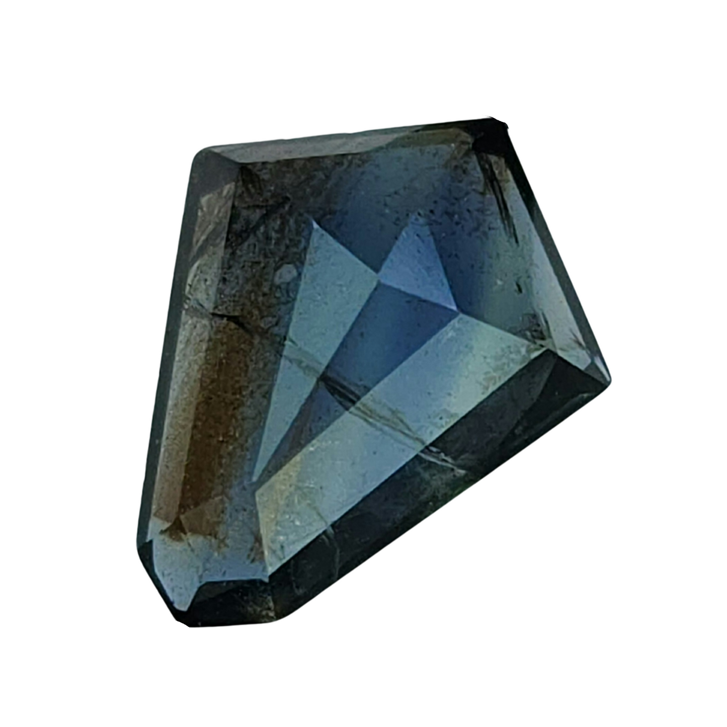 Blue Parti Sapphire, Hexagon Shield